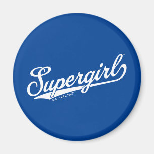 Aimant Logo du nom étoilé Supergirl Baseball