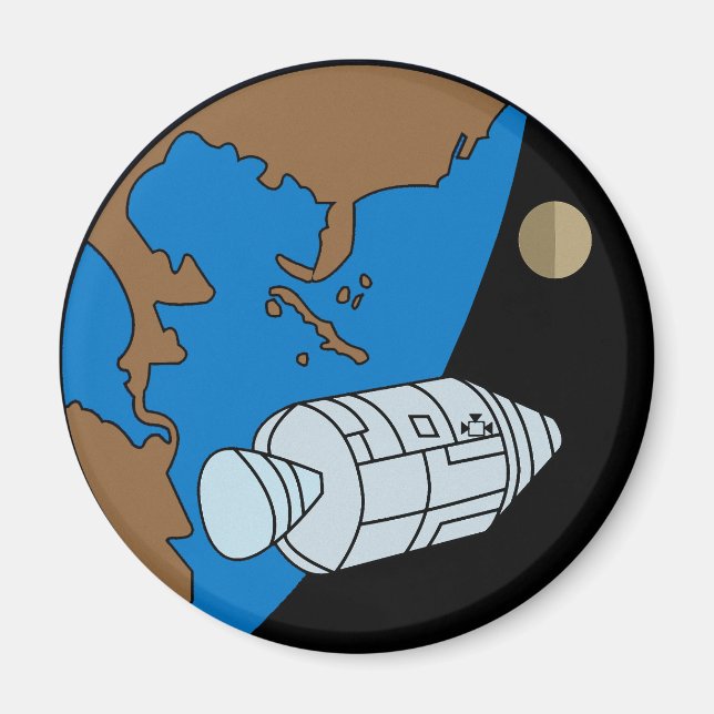 Aimant Logo du patch de mission Apollo 1 (Devant)