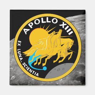 Aimant Logo du patch de mission Apollo 13 NASA