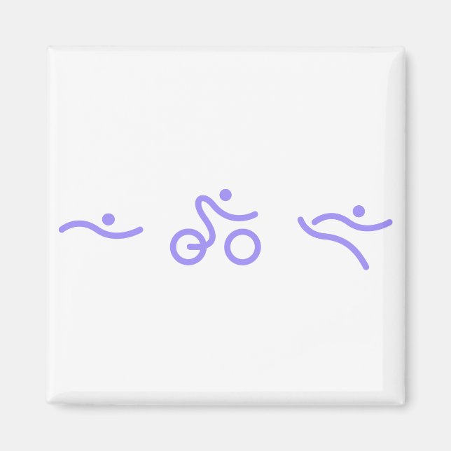 Aimant Logo du triathlon (Devant)