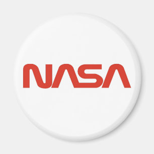 Aimant Logo du ver rouge de la NASA
