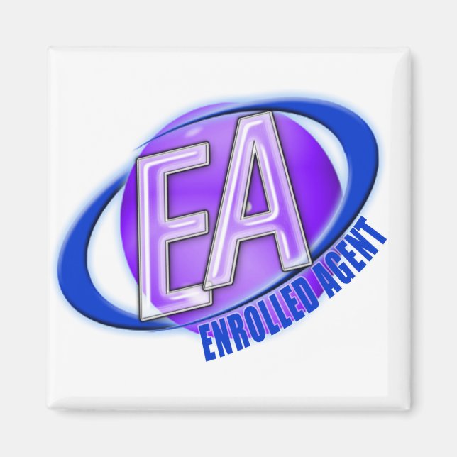 AIMANT LOGO EA ORB SWOOSH - AGENT INSCRIT (Devant)