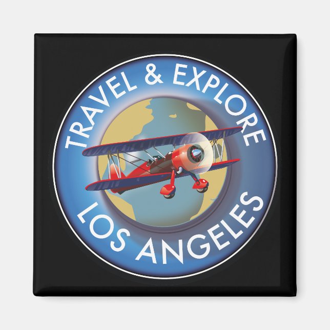Aimant Logo Explorez Los Angeles (Devant)