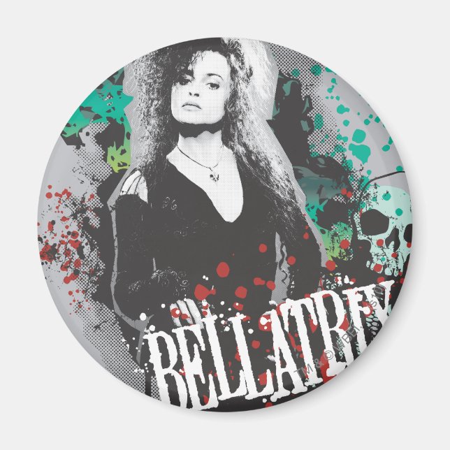 Aimant Logo graphique Bellatrix Lestrange (Devant)