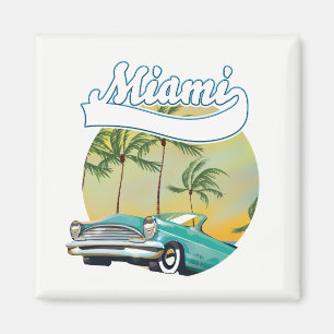 Aimant logo Miami Sunset