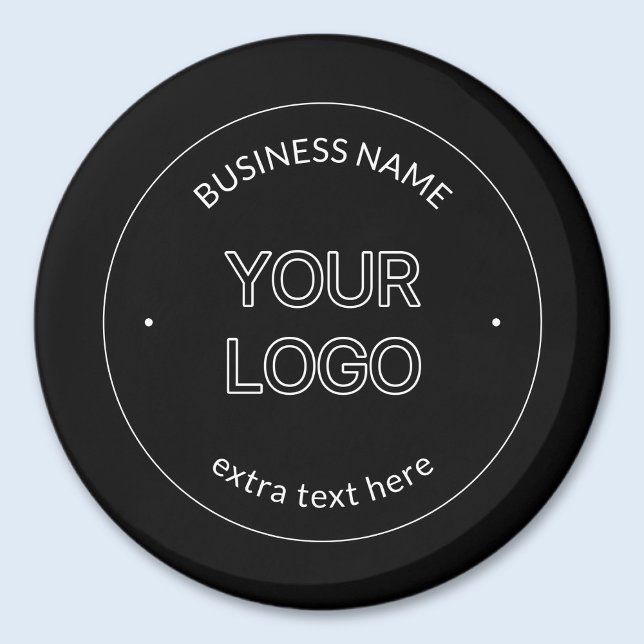 Aimant Logo modifiable Remplacement et nom de l'entrepris (Créateur téléchargé)