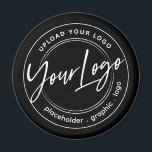 Aimant Logo personnalisé<br><div class="desc">Téléchargez votre propre logo ; utilisez un design transparent pour choisir une couleur arrière - plan si vous le souhaitez.</div>