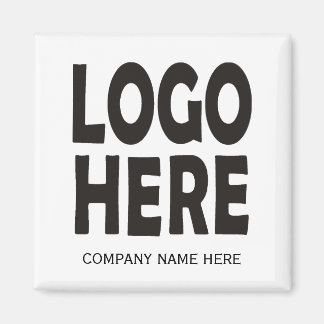 Aimant Logo personnalisé d'entreprise noire