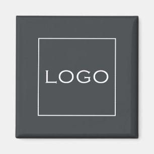 Aimant Logo personnalisé standard sur fond gris charbon