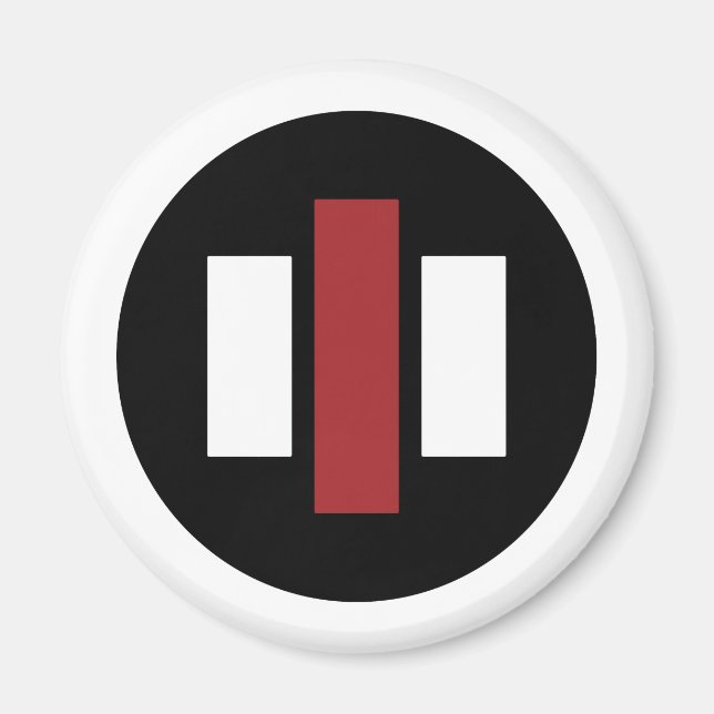 Aimant Logo PJP - Produits dérivés de Pierce Jackson Prod (Devant)