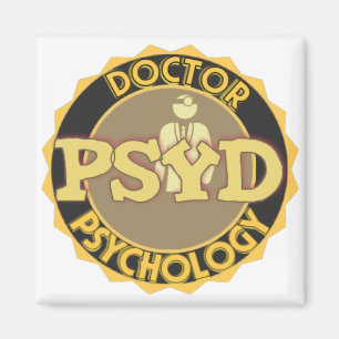 Aimant LOGO PsyD - DOCTEUR EN PSYCHOLOGIE