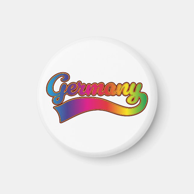 Aimant logo Rainbow Allemagne (Devant)