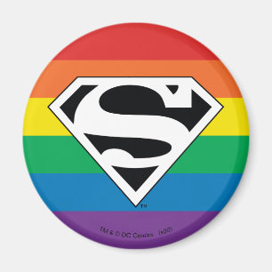 Aimant Logo Rainbow Superman