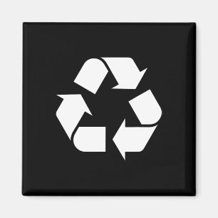 Aimant Logo Recyclage Symbole de recyclage Jour des terre