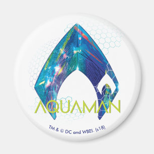 Aimant Logo réfracté par   d'Aquaman Aquaman
