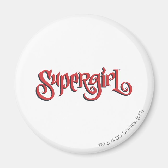 Aimant Logo rouge Supergirl (Devant)
