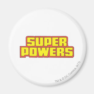 Aimant Logo Super Powers™ Jaune