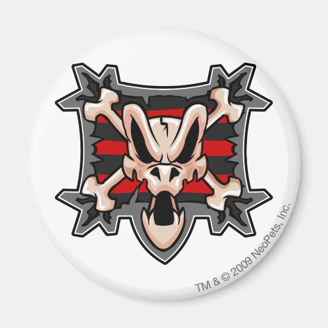 Aimant Logo Team Krawk Island (Devant)