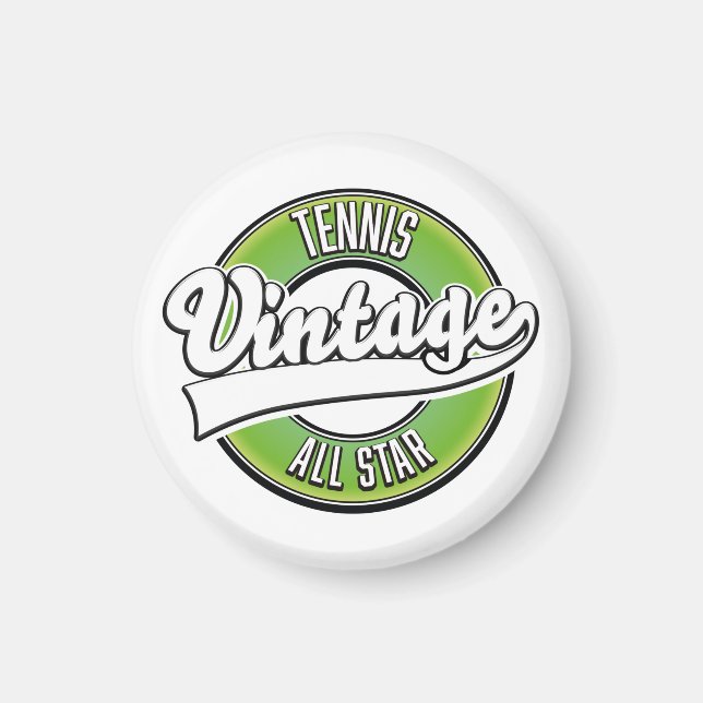 Aimant Logo Tennis Vintage All star (Devant)