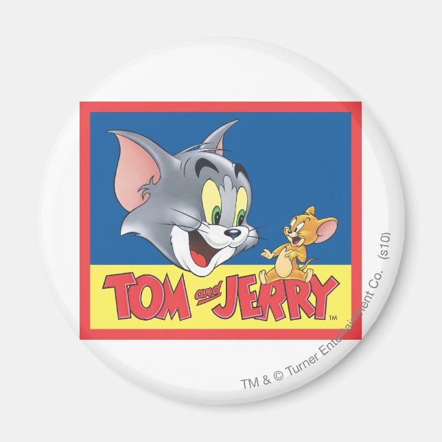 Aimant Logo Tom Et Jerry Ombragé (Devant)