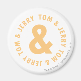 Aimant Logo Tom et Jerry Round 6