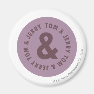 Aimant Logo Tom et Jerry Round 7