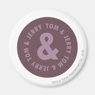 Aimant Logo Tom et Jerry Round 9