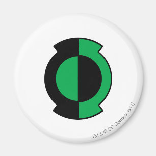 Aimant Logo vert de lanterne renversé
