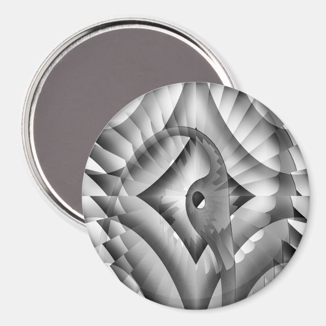 Aimant L'oiseau argenté.....  (Recto/Verso)