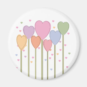 Aimant Lollipops de coeur lunaire