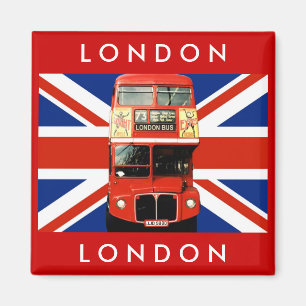 Aimant London Bus et British Flag