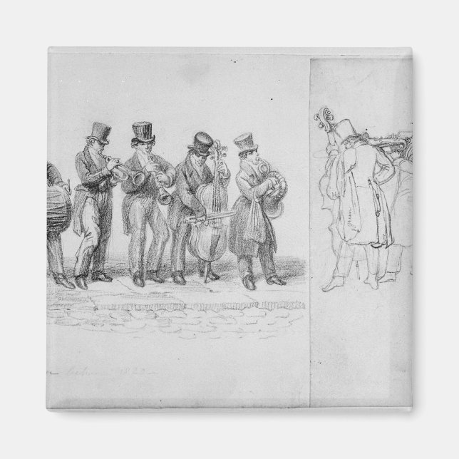 Aimant London Street Musicians, vers 1820-30 (Devant)