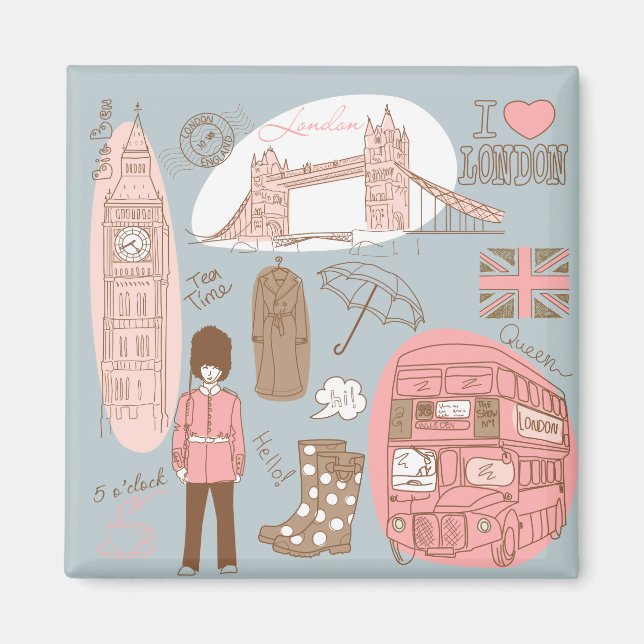 Aimant londres (Devant)