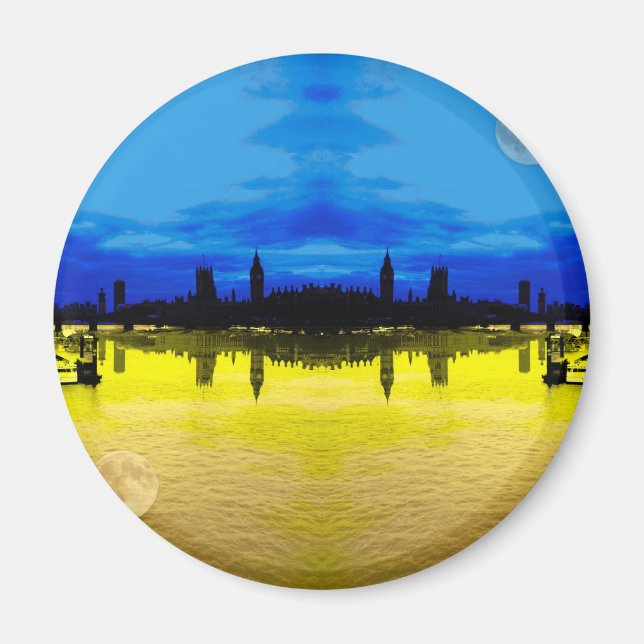 Aimant Londres Skyline (Devant)