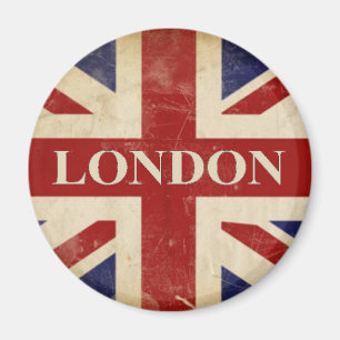 Aimant Londres - Union Jack - amour Londres d'I