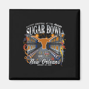 Aimant Longhorns Sugar Bowl 2024 Cfp Semi-Football Nola