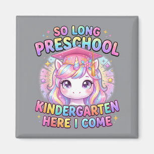 Aimant Longue maternelle Jardin d'enfants Voici Licorne P