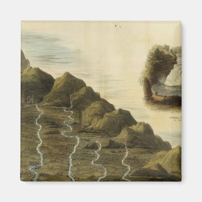 Aimant Longueur des fleuves d'Ecosse (Devant)