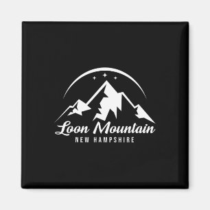 Aimant Loon Mountain New Hampshire Station de ski Ski Sno