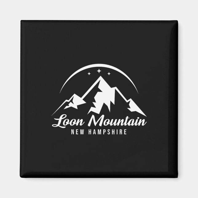 Aimant Loon Mountain New Hampshire Station de ski Ski Sno (Devant)