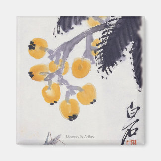 Aimant Loquats et un Grasshopper