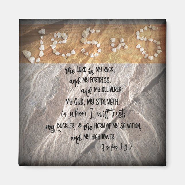 Aimant Lord est mon Rock Psaumes (Devant)