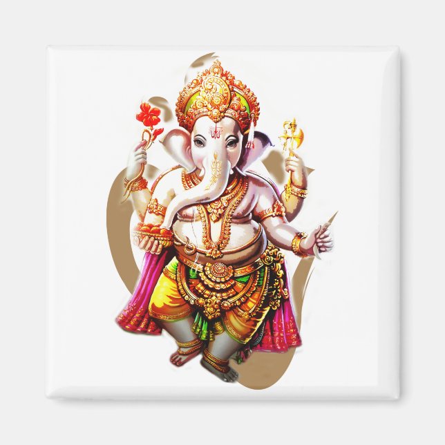 Aimant Lord Ganesh, Ganesha, Ganapati Ganpatio Shri Ganes (Devant)