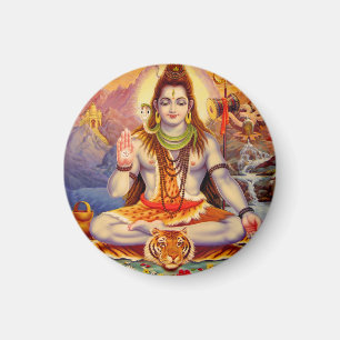 Aimant Lord Shiva Méditer l'aimant