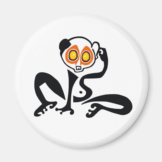Aimant LORIS Lente Adorable - Primate - Faune (Devant)