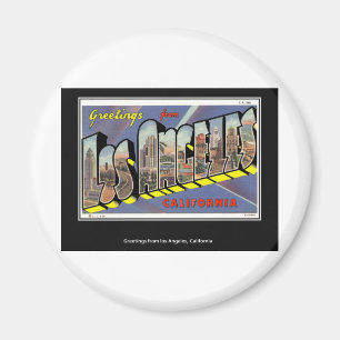 Aimant Los Angeles Californie Vintage Antique