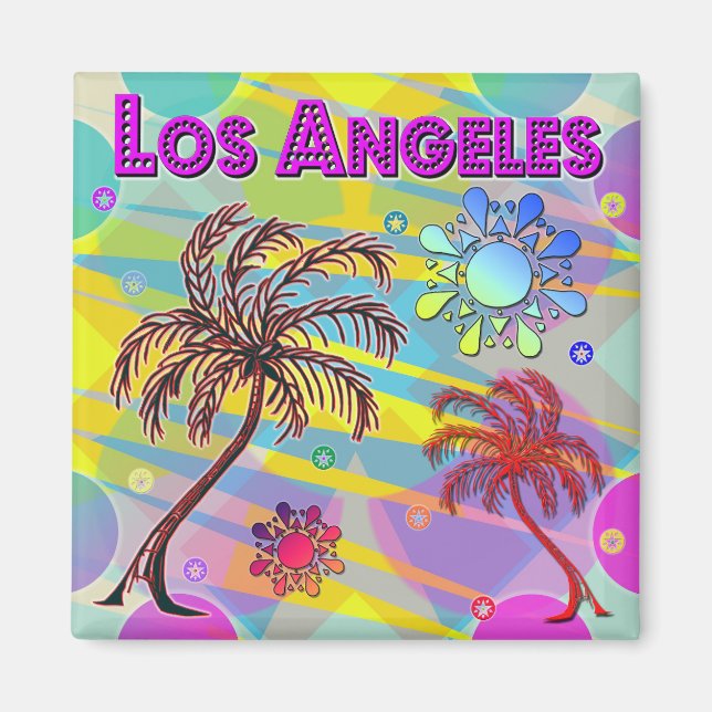 Aimant Los Angeles Joie et Espoir (Devant)