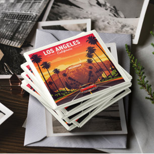 Aimant Los Angeles vintage Californie