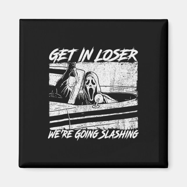 Aimant Loser on va couper l'horreur Halloween (Devant)