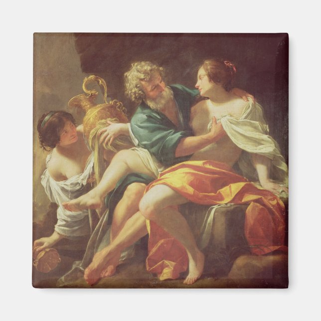 Aimant Lot et ses filles, c.1630 (huile sur toile) (Devant)